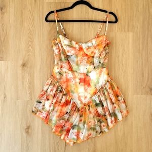 Floral Shein romper in size S/36/US 4